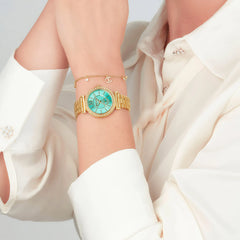 Varenna Yellow Gold Turquoise