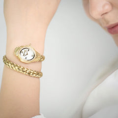 Twined Yellow Gold MOP