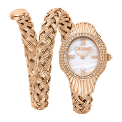 Twined Rose Gold Silver