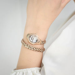Twined Rose Gold Silver
