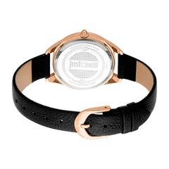 Luna Leather Black RG Silver