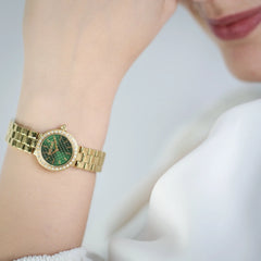 Serenita Mini Yellow Gold Green
