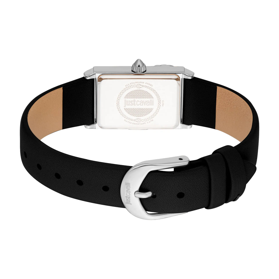 Dolcezza Snake Leather Black Silver