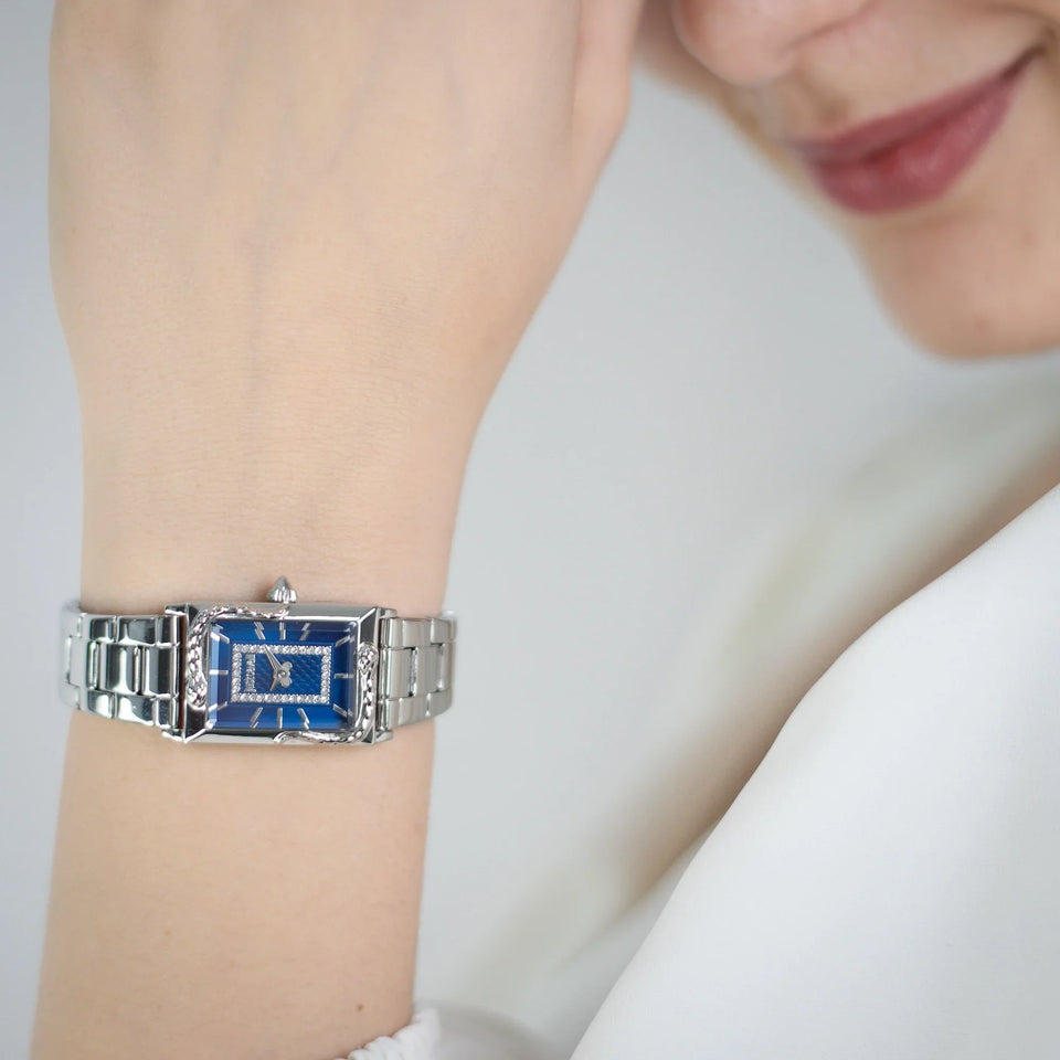 Dolcezza Snake Silver Blue