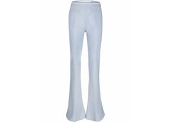 Jacquemus Jacquemus Wool-Blend Flared Trousers Trousers Blue