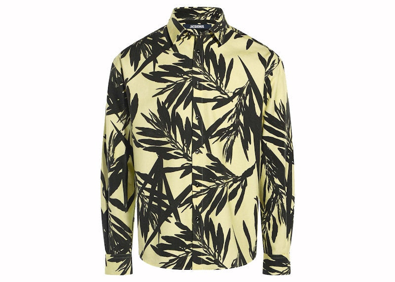 Jacquemus La Chemise Simon Foliage Black/Yellow