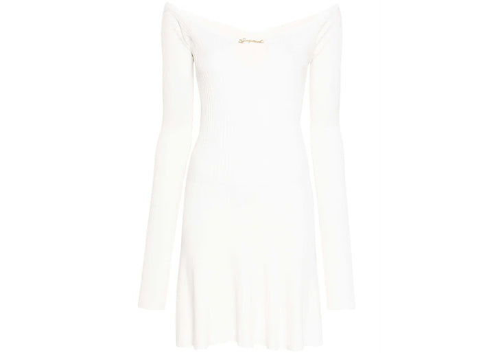 Jacquemus La Mini Robe Pralu Dress Off White