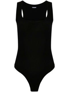 Jacquemus Le Body Gros Grain Bodysuit Black