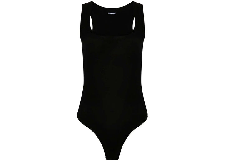 Jacquemus Le Body Gros Grain Bodysuit Black