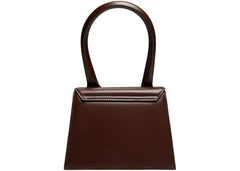 Jacquemus Le Chiquito Moyen Signature Handbag Dark Brown