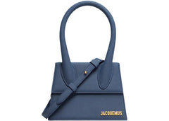 Jacquemus Le Chiquito Moyen Signature Handbag Dark Navy