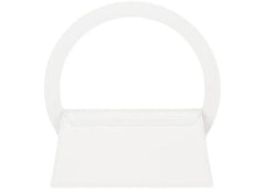 Jacquemus Le Sac Rond Circle Purse White