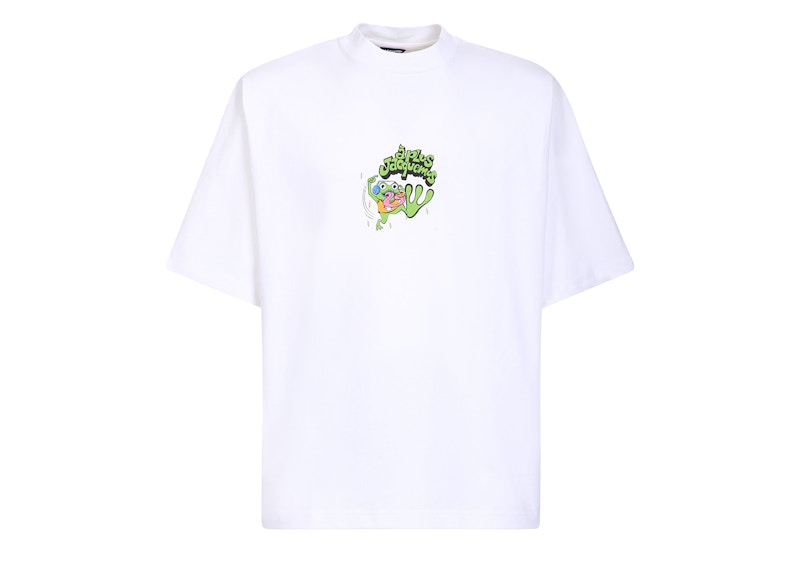 Jacquemus Le T-Shirt Grenouille Frog Print T-Shirt White