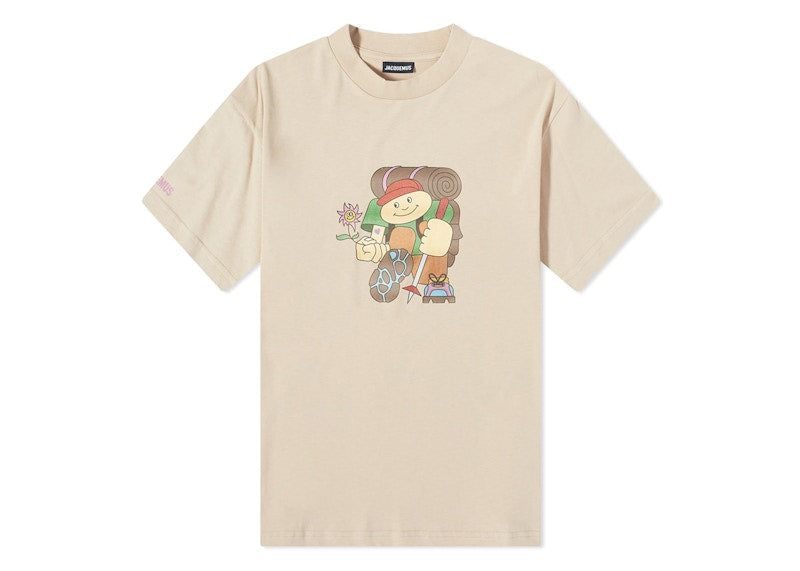 Jacquemus Le T-Shirt Trek T-Shirt Beige/Brown