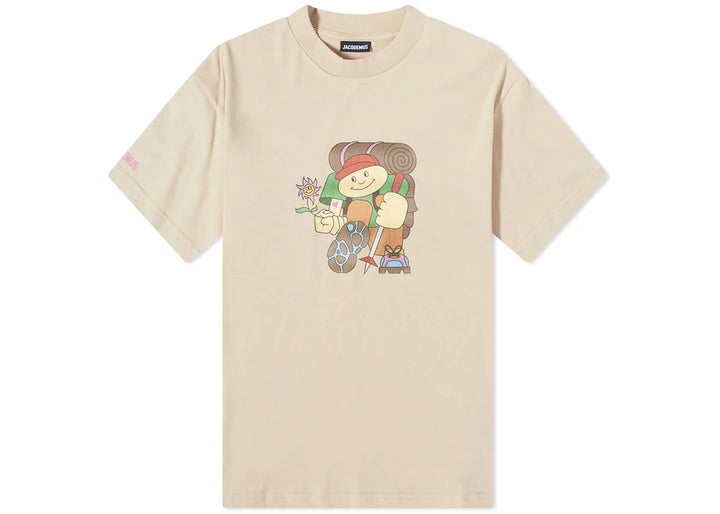 Jacquemus Le T-Shirt Trek T-Shirt Beige/Brown
