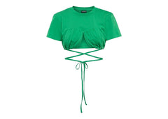 Jacquemus Le T-Shirt Baci Top Green