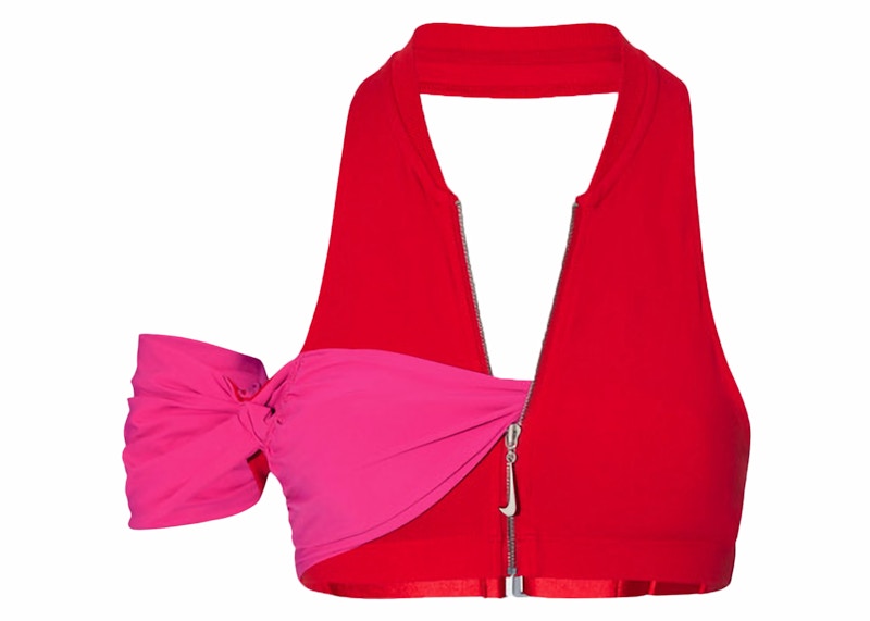 Jacquemus x Nike Le Haut Drape Top Dark Pink