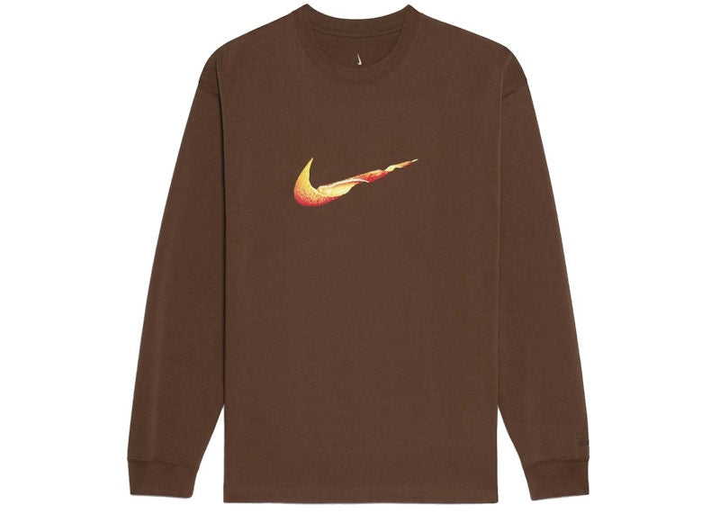 Jacquemus x Nike Le T-Shirt Manches Longues Orange Brown