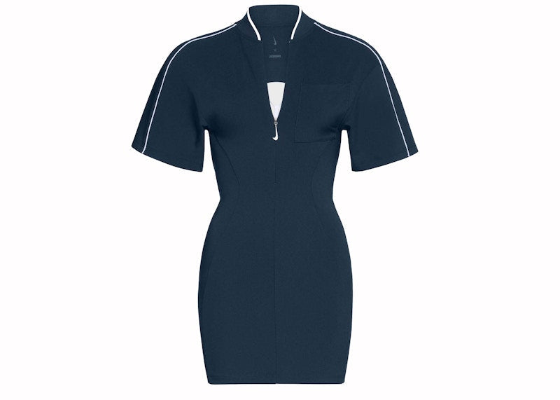 Jacquemus x Nike Shorts-Sleeved T-Shirt Dress (Asia Sizing) Dark Navy