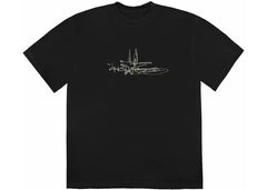 Jordan x Travis Scott Cactus Jack Scribble T-Shirt Black