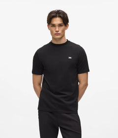 Karl Lagerfeld Logo Patch T - Shirt Black