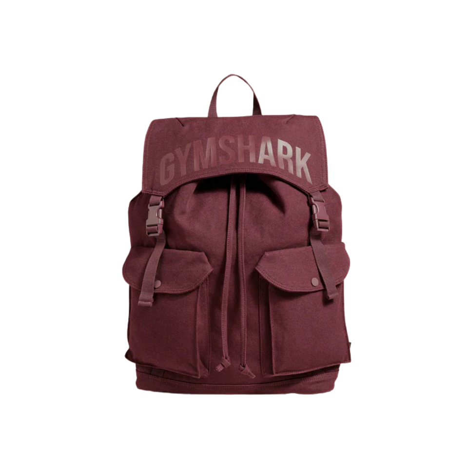 Women's Gymshark Power Backpack Rich Maroon