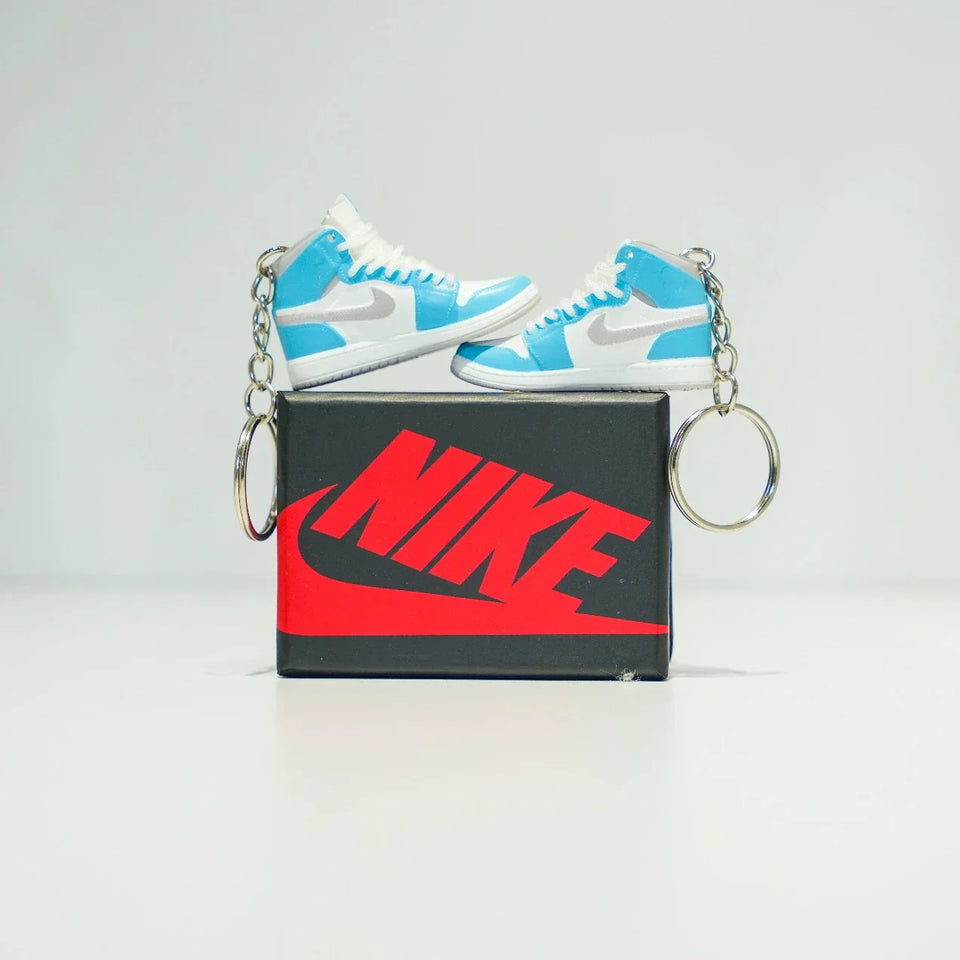 3D Sneaker Keychain With Box - AJ1 Hyper Royal