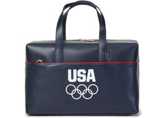 Kith For Team Usa & Away Leather Everywhere Bag Navy