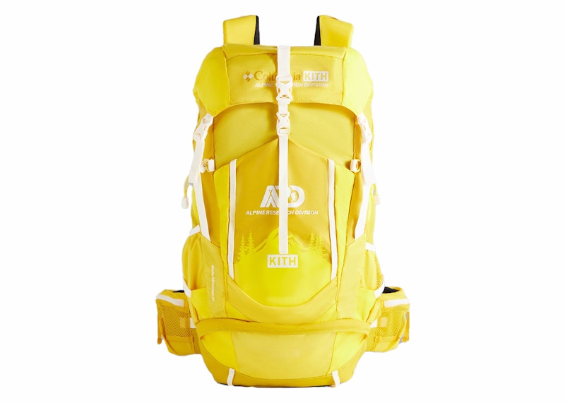 Kith x Columbia 37L Backpack Bright Yellow