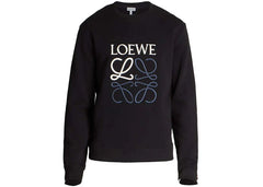 LOEWE Anagram Cotton Sweatshirt Black