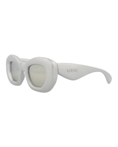 LOEWE Cat Eye Sunglasses Grey Grey Silver (LW40117I-47-20C)