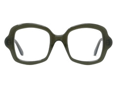 LOEWE Square Eyeglasses Olive Green (LW50066I 096)