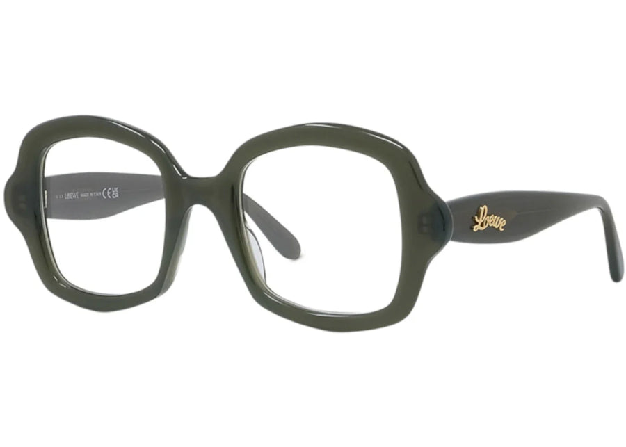 LOEWE Square Eyeglasses Olive Green (LW50066I 096)