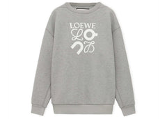 LOEWE x ON Technical Jersey Sweatshirt Grey Melange