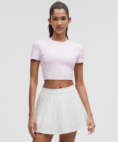 Lululemon Women's Tight - Fit Cropped Shelf - Bra T - Shirt *Light Support, B/C Cup