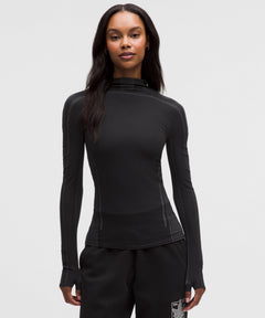Lululemon Women's Team Canada Women's Seamless Mockneck Base Layer *COC Logo