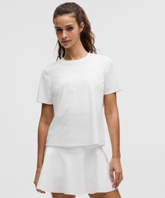 Lululemon Women's Women's Ventilated Shorts-Sleeve Tennis Shirt