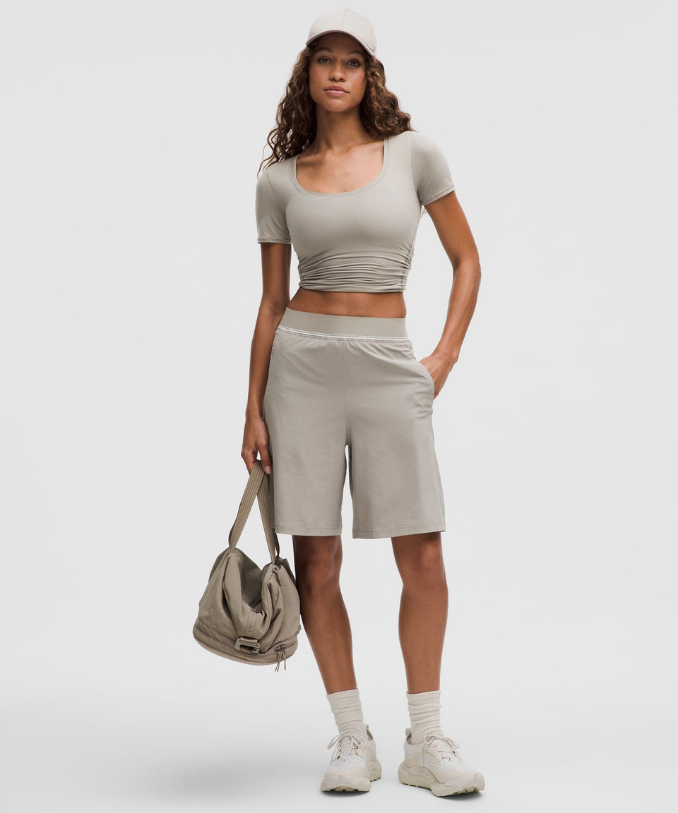 Lululemon Women's Swift Relaxed Shorts 9" *Logo Waistband