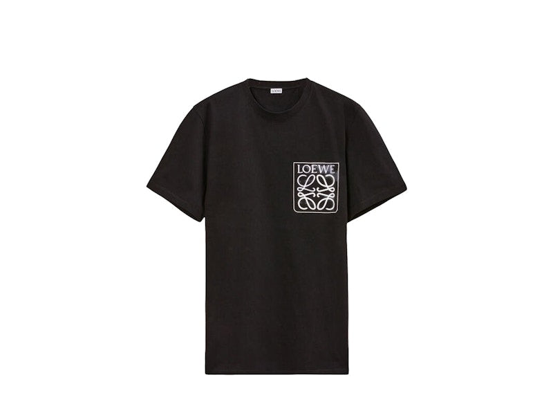LOEWE Anagram Fake Pocket T-Shirt Black/White
