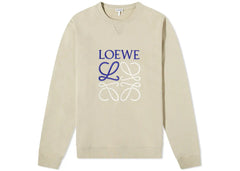 LOEWE Anagram Sweatshirt Stone Grey/Navy/White