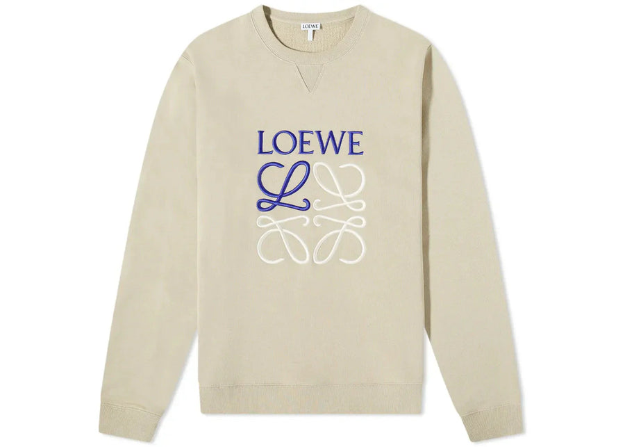 LOEWE Anagram Sweatshirt Stone Grey/Navy/White