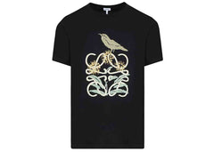 LOEWE Herbarium Anagram T-Shirt Black/Multicolor