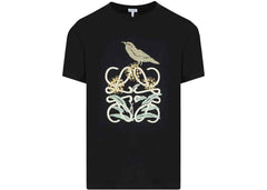 LOEWE Herbarium Anagram T-Shirt Black/Multicolor