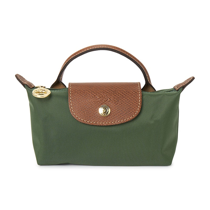 Longchamp Le Pliage Pouch Tote Bag Green
