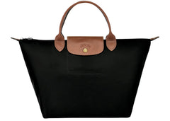Longchamp Le Pliage Top Handle Bag M Black