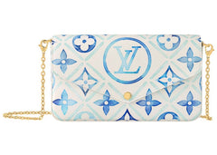 Louis Vuitton Felicie Pochette Lagoon Blue