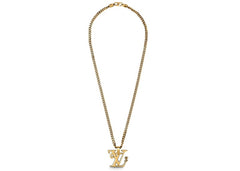 Louis Vuitton x Nigo Squared Necklace Gold