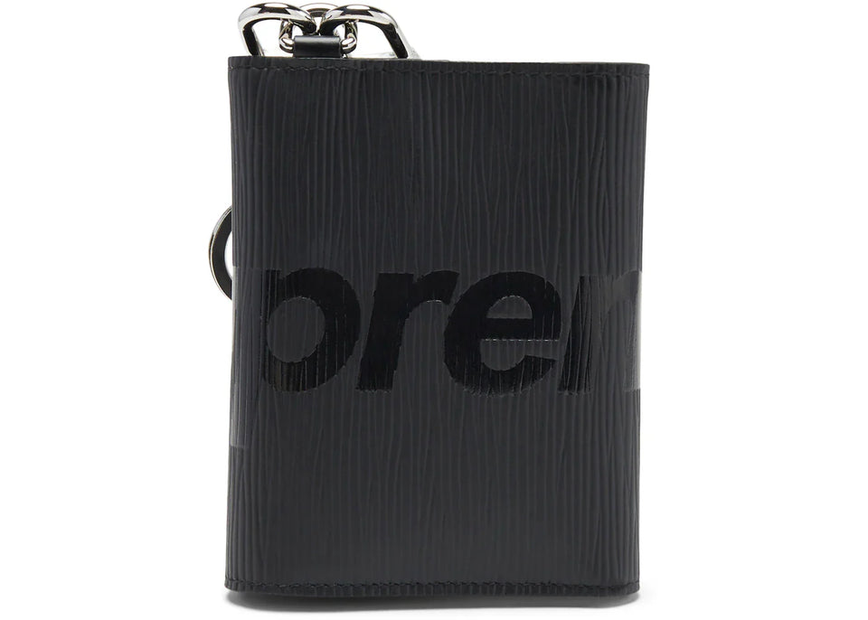 Louis Vuitton x Supreme Chain Wallet Epi Black