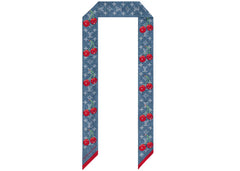 Louis Vuitton x Takashi Murakami Denim Cherry Bandeau Blue Denim