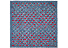 Louis Vuitton x Takashi Murakami Denim Cherry Shawl Blue Denim